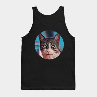 Curious floppy cat Tank Top